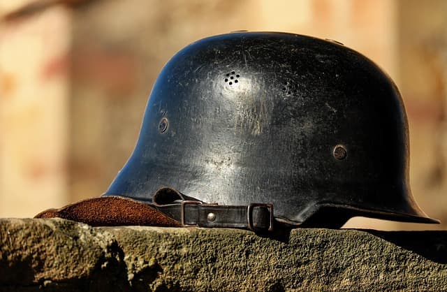 steel helmet